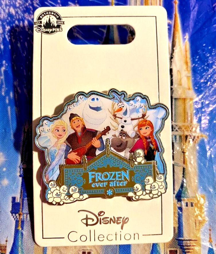 ☃️ Frozen Ever After Pin Disney World 2016 Epcot Norway Grand Opening Pin 116323