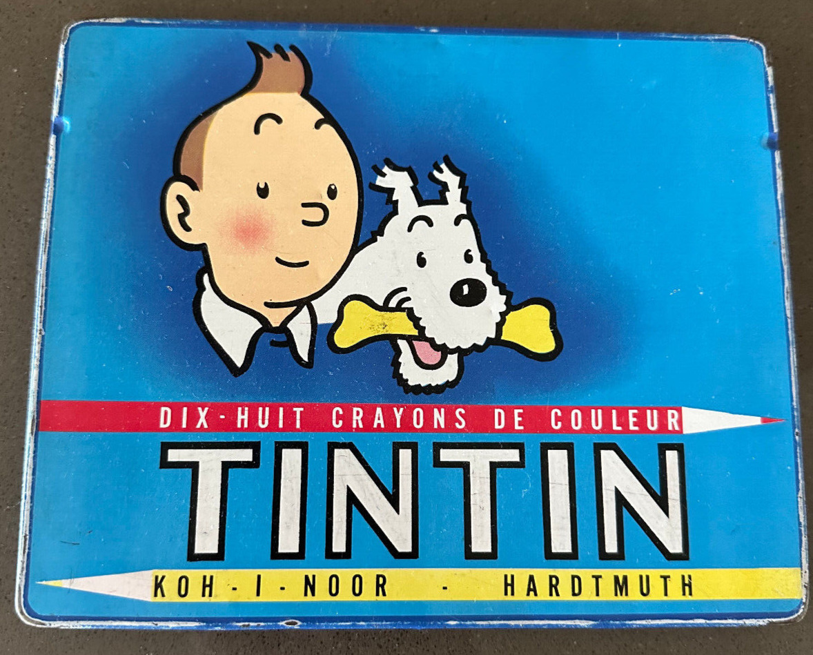 Hergé Tintin Crayons Koh-I-Noor Hardtmut  EMPTY