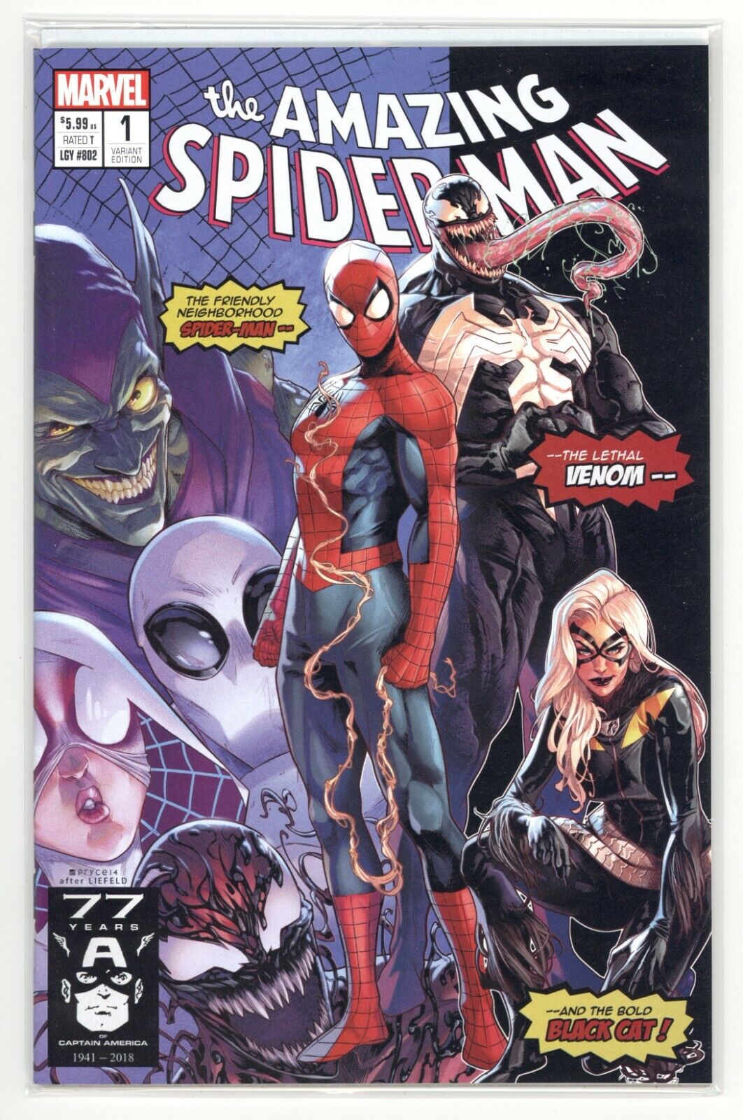 Amazing Spider-Man #1 Jamal Campbell COVER A Variant ASM New Mutants 98 HOMAGE