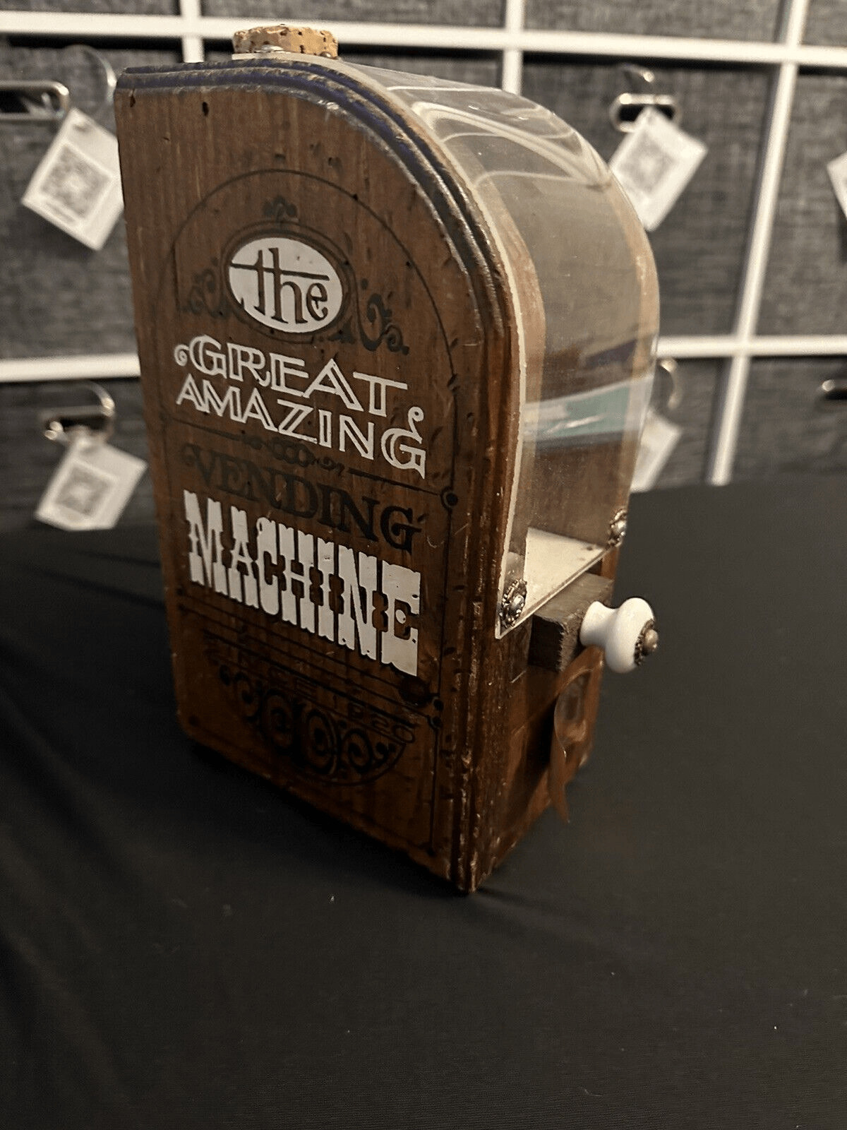 Vintage Wood Vending Machine 70’s 