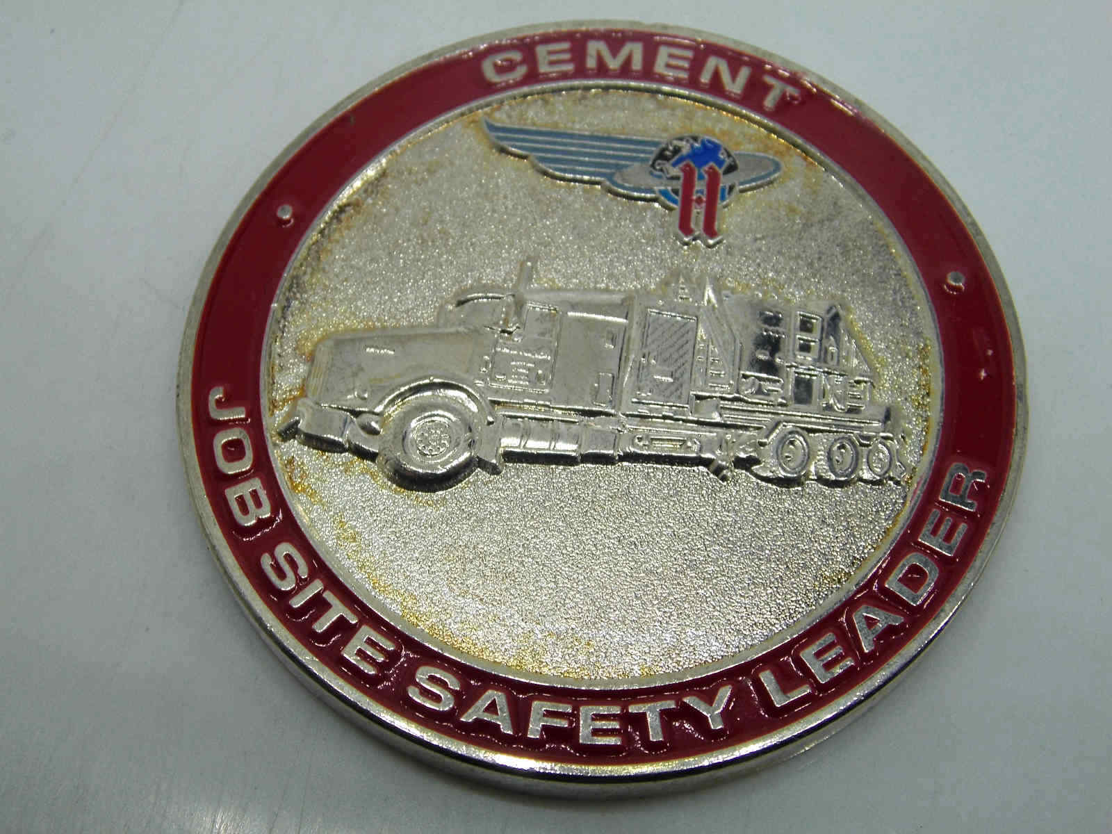 CEMENT JOB SITE SAFETY LEADER CHALLENGE COIN