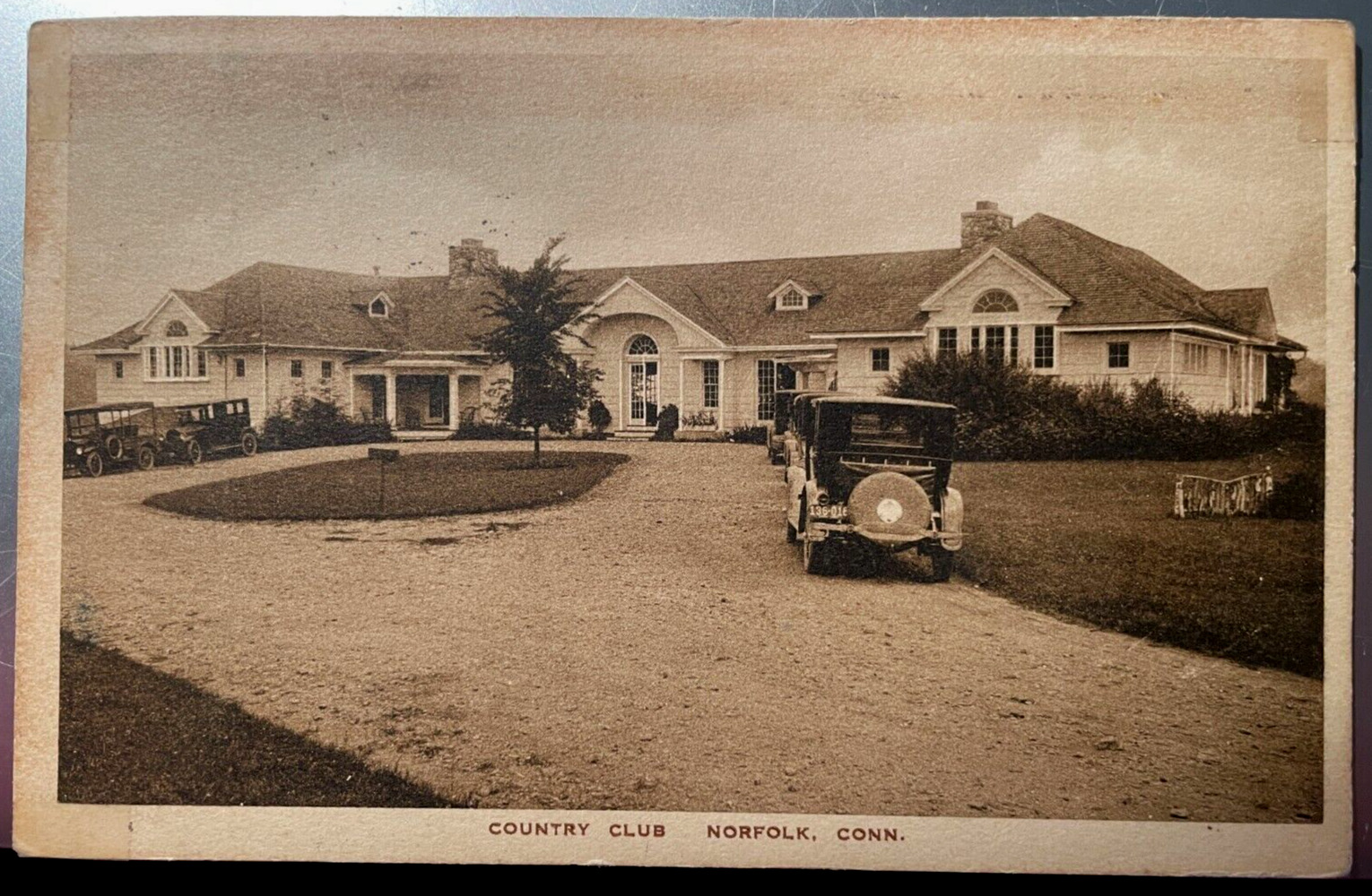 Vintage Postcard 1928 Country Club, Norfolk, Connecticut (CT)