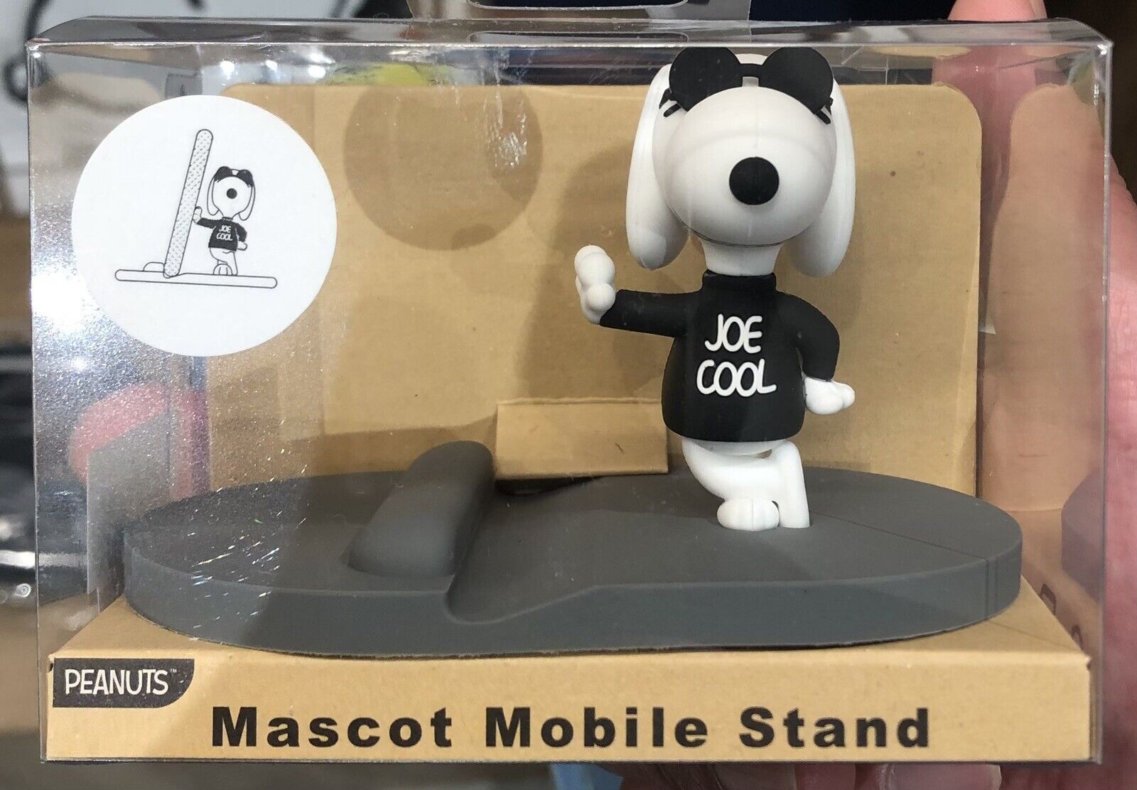 Peanuts Snoopy mascot mobile stand