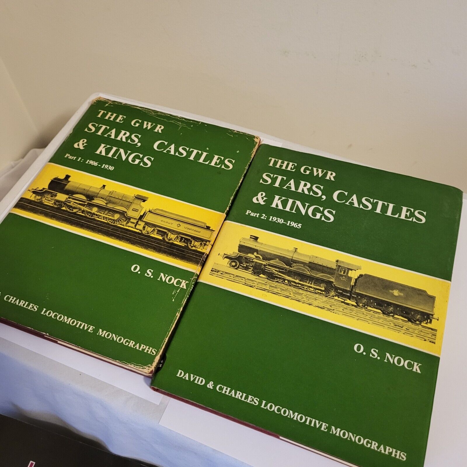 The GWR Stars, Castles & Kings. Parts 1 & 2. 1906 - 1965. O.S. Nock 1970 trains