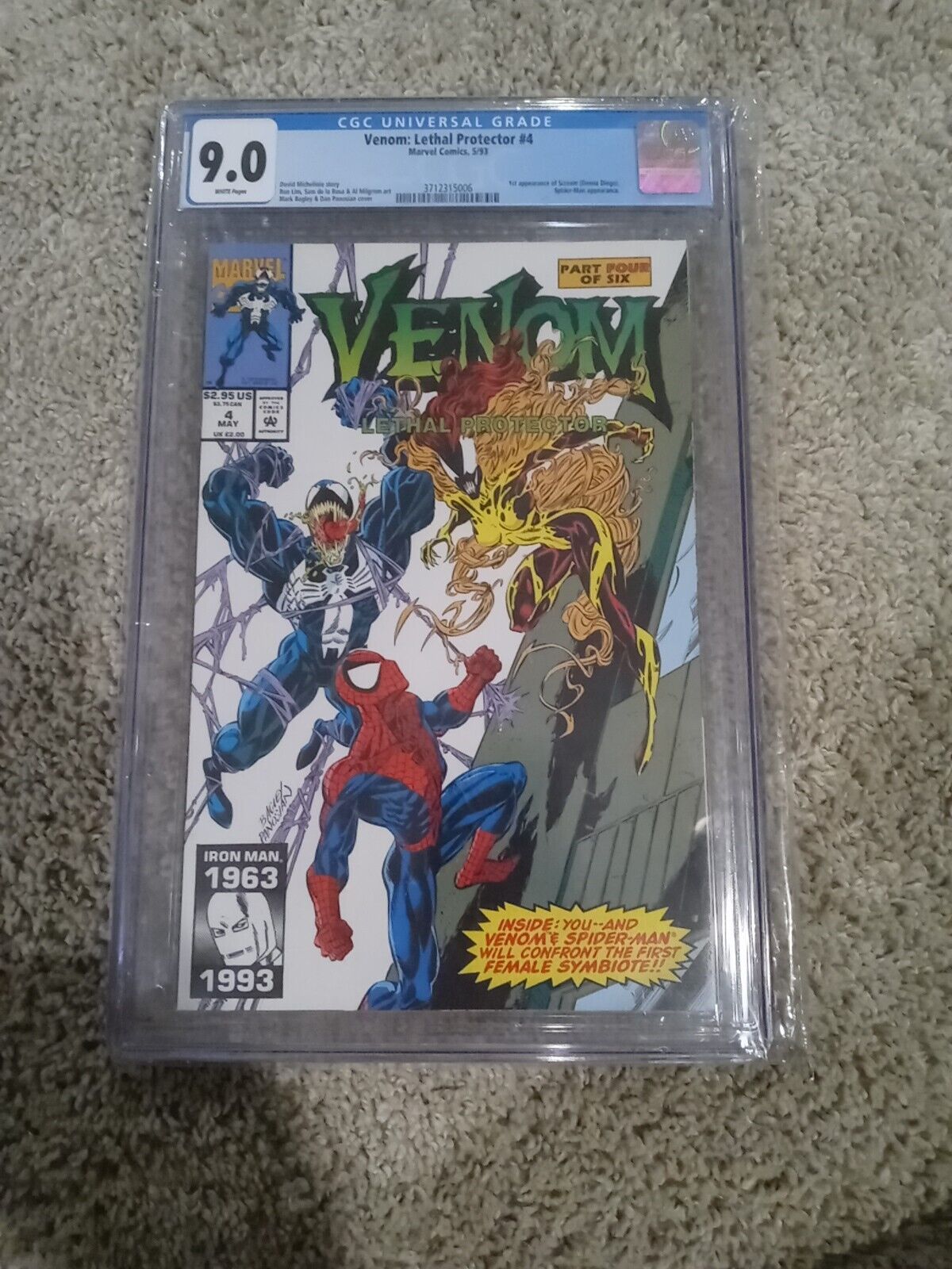 Venom : Lethal Protector # 4 CGC 9.0 NM/MT 1st appearance of Scream