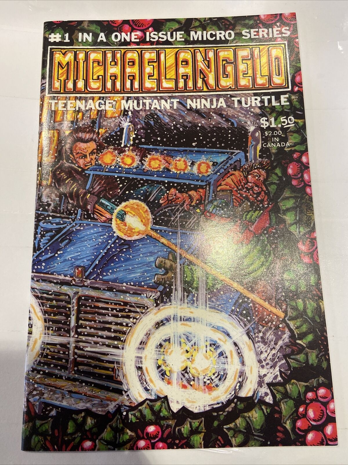 Michaelangelo #1 (1985) TMNT Mirage Micro Series VF+ Comic Book