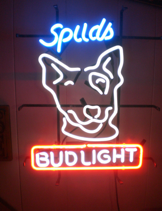 Dog Head Beer Neon Light Sign Lamp Wall Decor Bar Handmade Artwork 24\