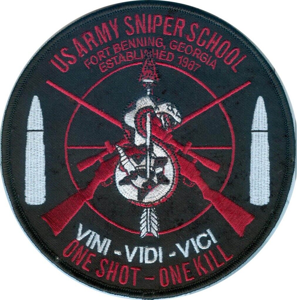US Army Sniper School embroidered patch 5