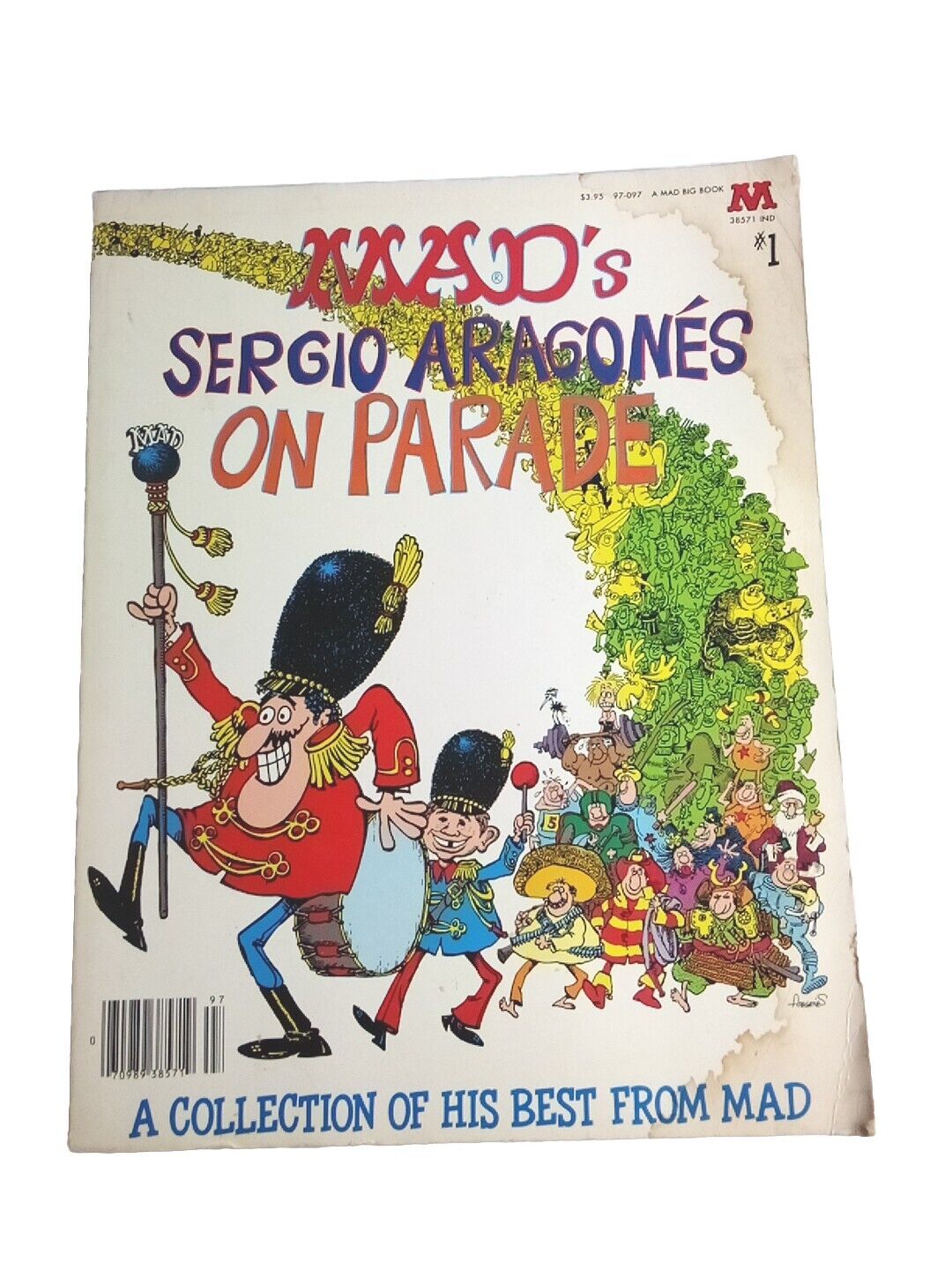 Mad\'s Sergio Aragones on Parade (1979 Paperback) Good Condition