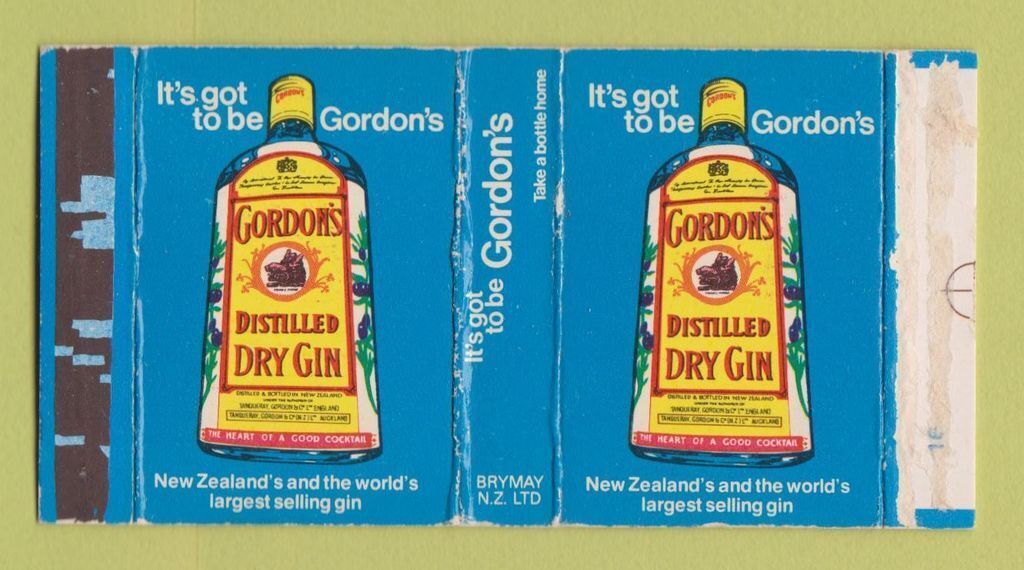 Matchbox - Gordon\'s Dry Gin New Zealand WEAR