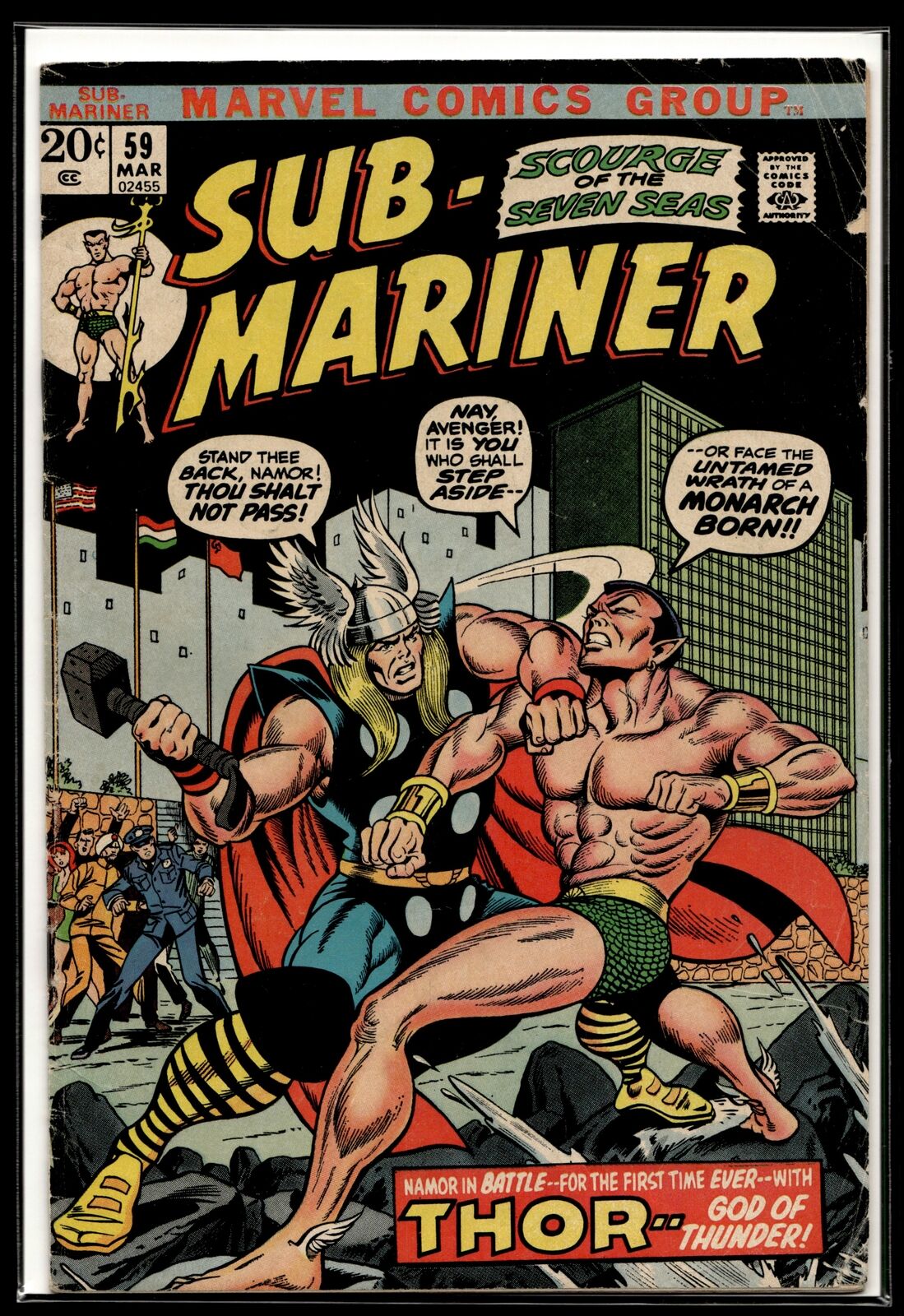 1973 Sub-Mariner #59 Marvel Comic
