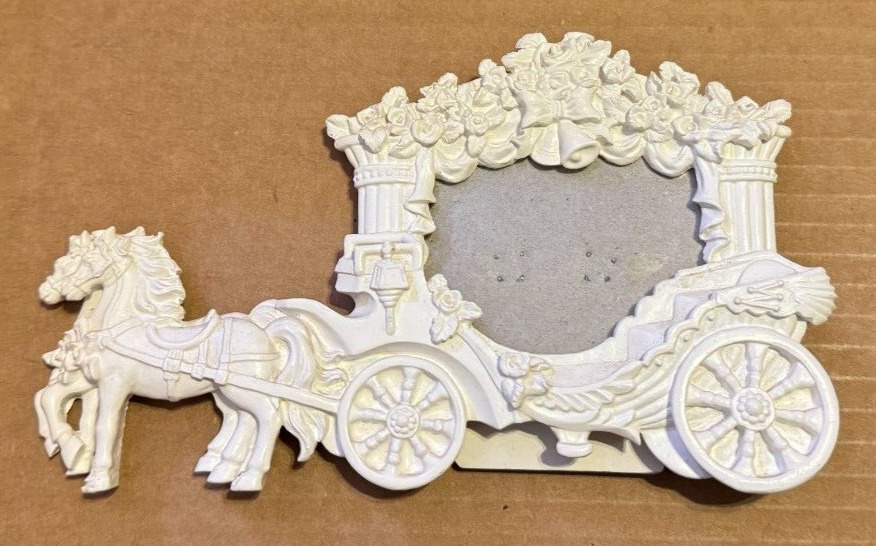 White Horse & Carriage Picture Frame (Small)