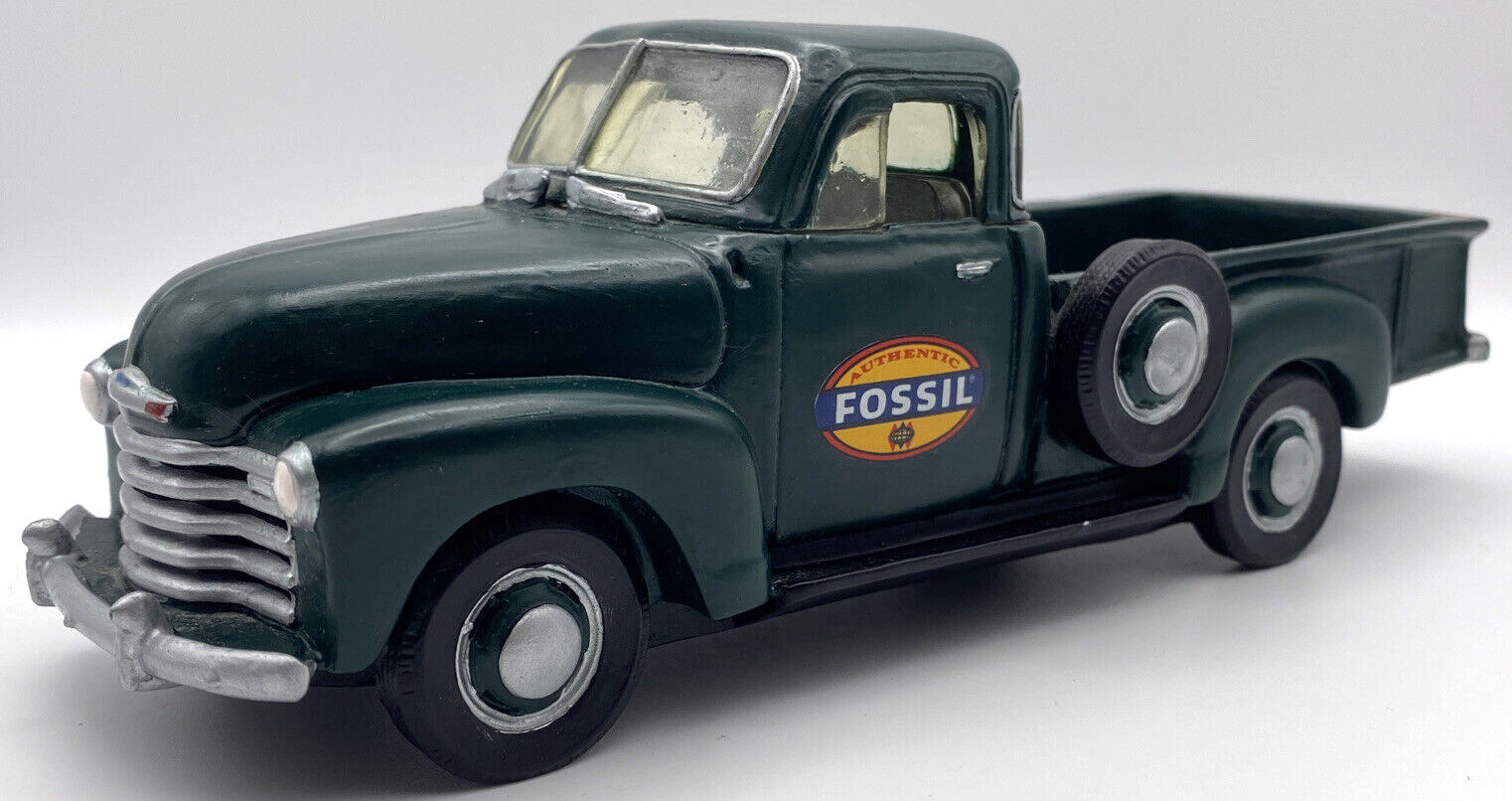 VINTAGE 1949 Green PICK-UP TRUCK FOSSIL Watch Advertising Store Display