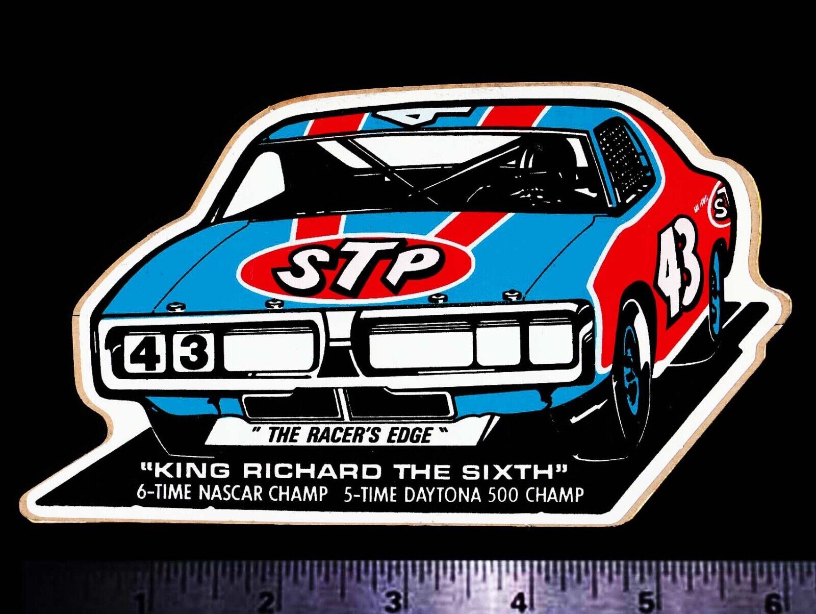 RICHARD PETTY Nascar DAYTONA - Original Vintage 1970\'s Racing Decal/Sticker STP