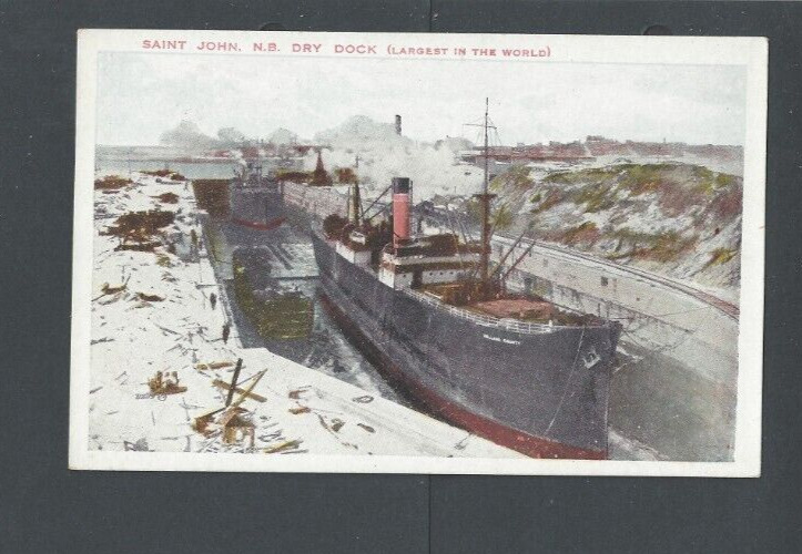 Post Card Antique Ca 1922 Saint John NB Canada