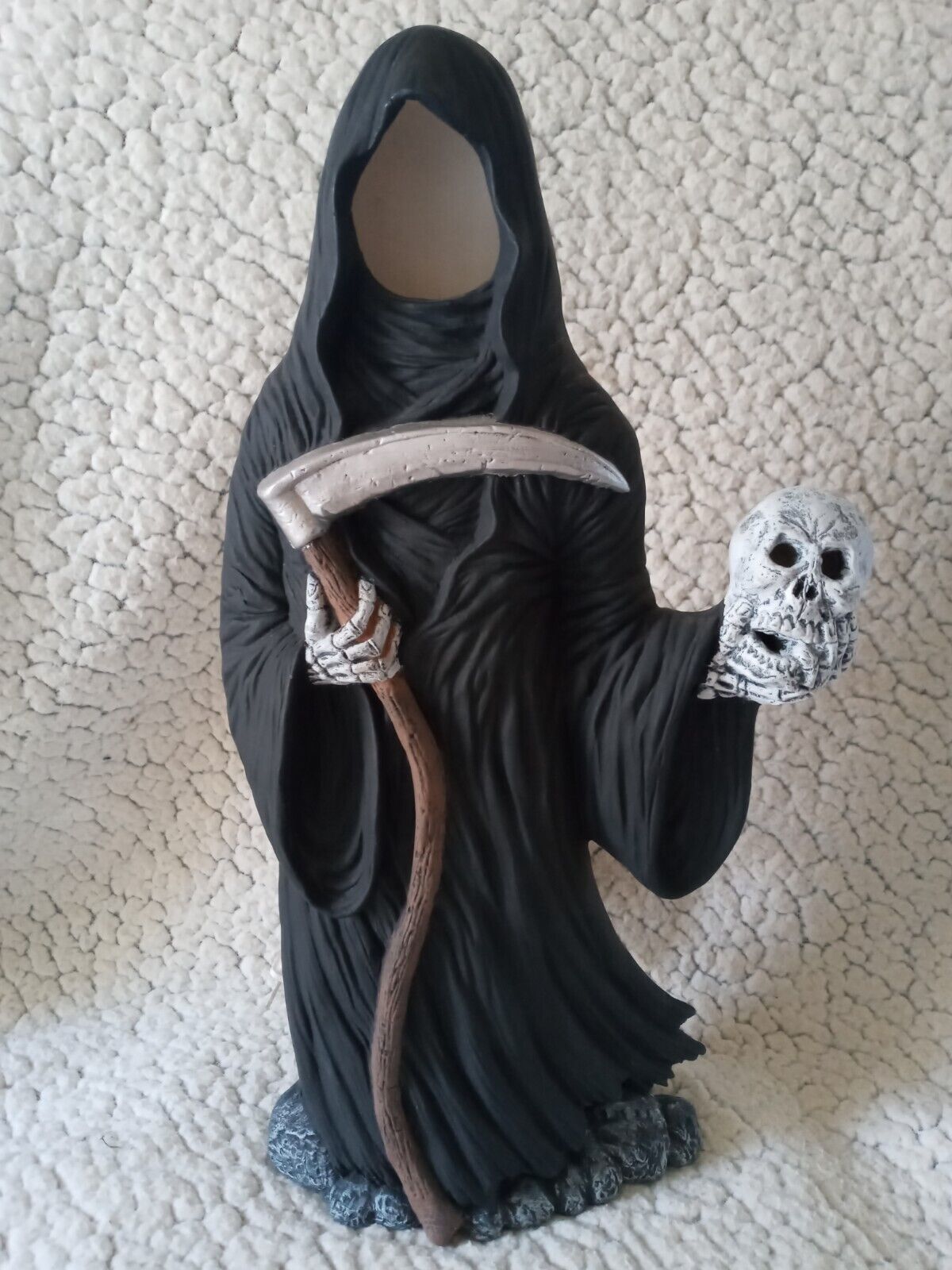 Vintage Ceramic Grim Reaper 15.5\