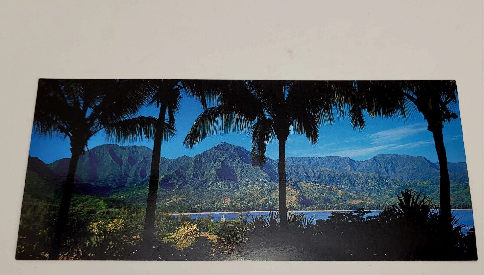 Hawaii Postcard From Princeville Resort In Kauai  Picturesque Hanalei Bay