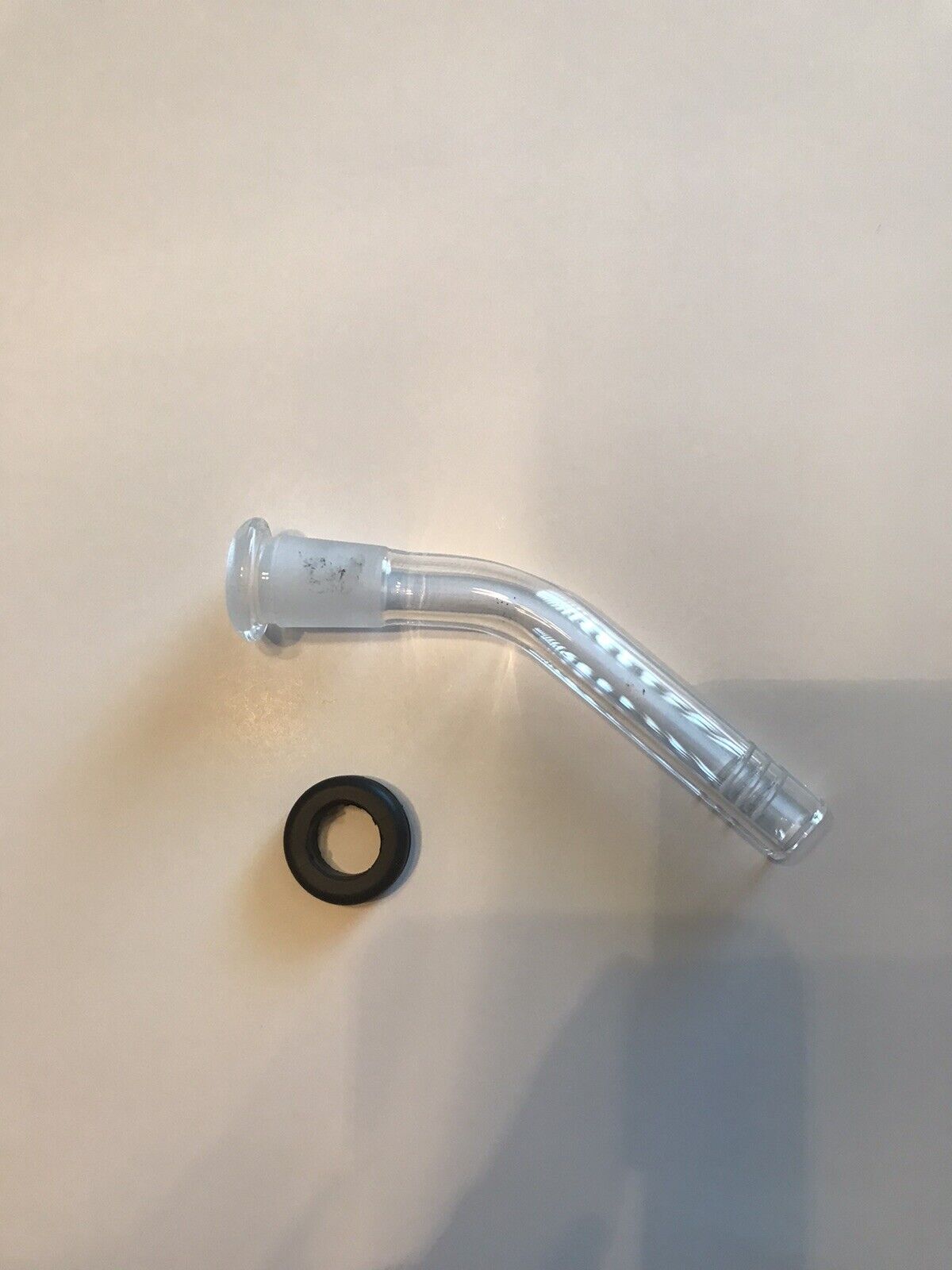 45 Degree Ben 14mm Downstem Curved 4”inch Grommet Hookah Bong Bubbler Water Pipe