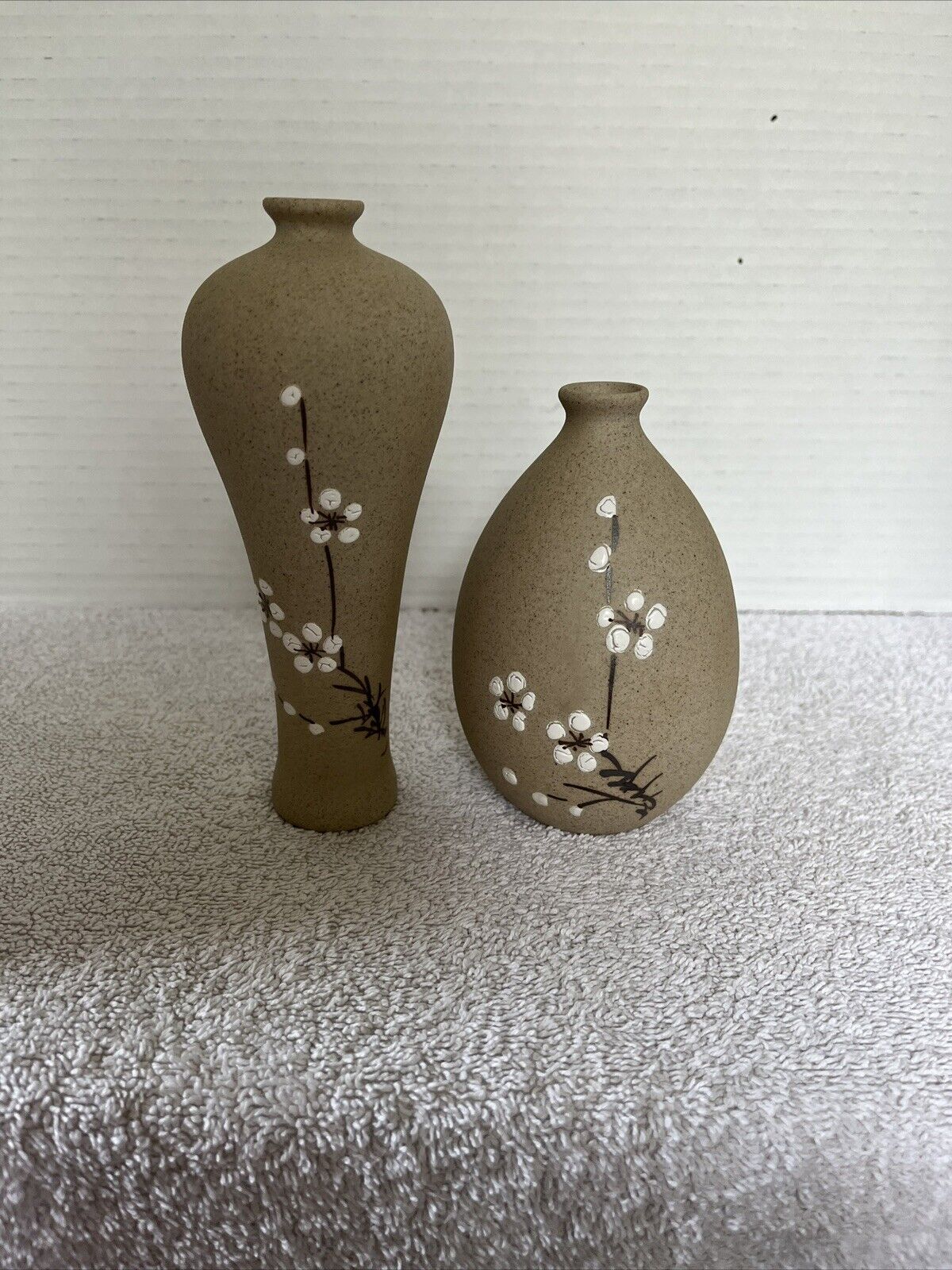ceramic table top flower vases vintage