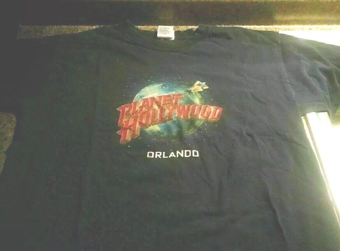 Planet Hollywood orlando disney T Shirt Size L Large Florida Vintage