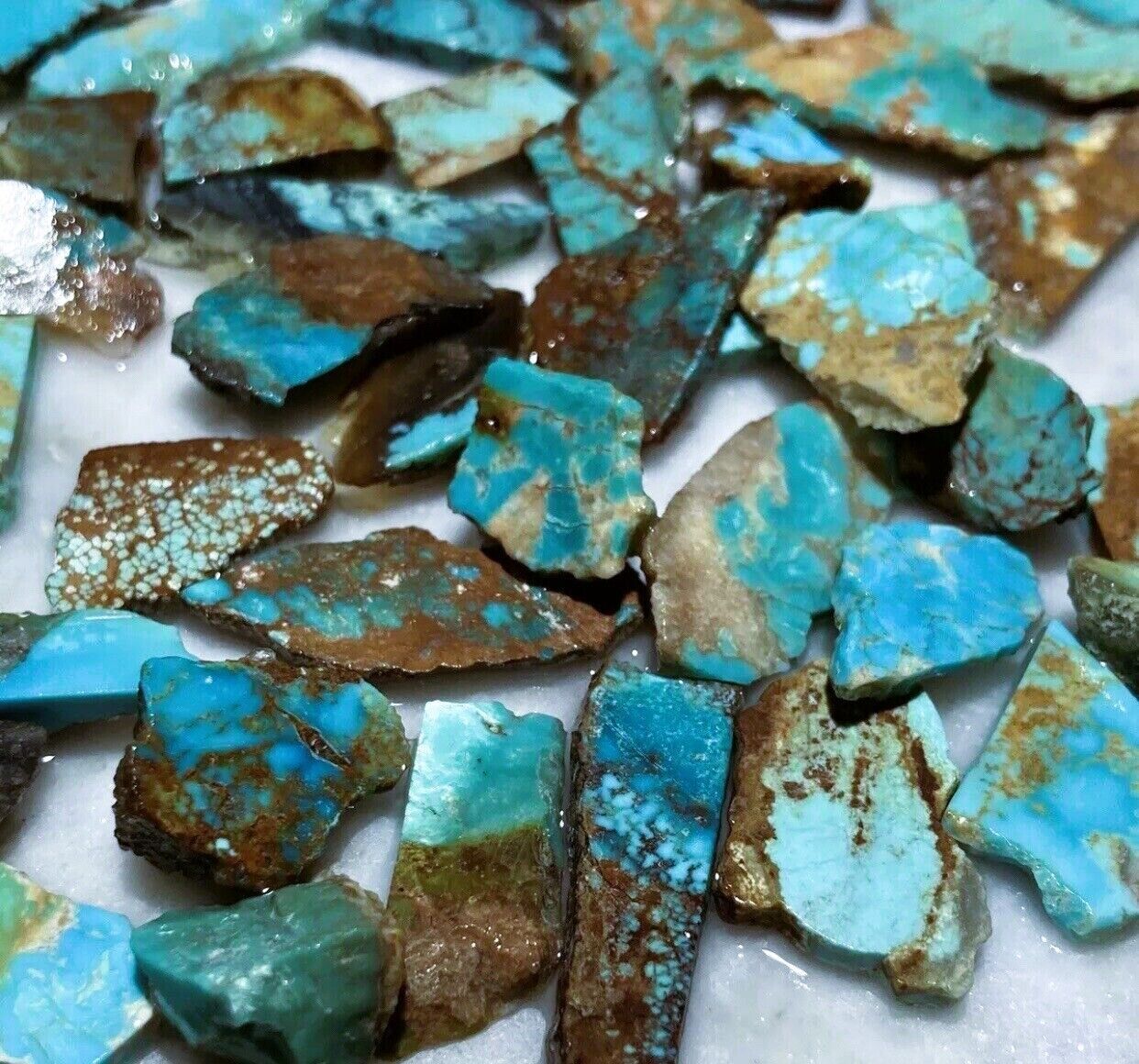Old Bell Corinthian Turquoise slabs 21 grams🔥SLASHED FEVERISHLY HOT SALE 🔥