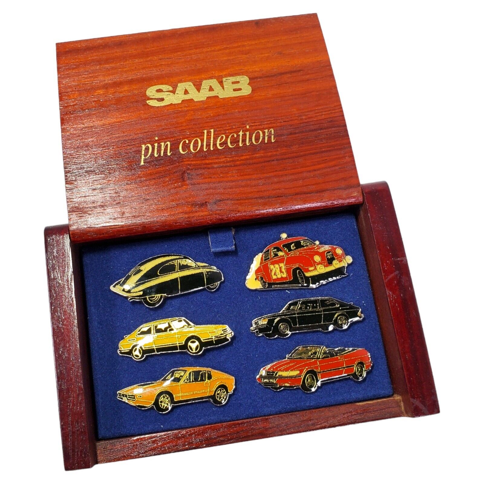 SAAB Enameled Lapel Pins From 1998 SAAB Owners Convention
