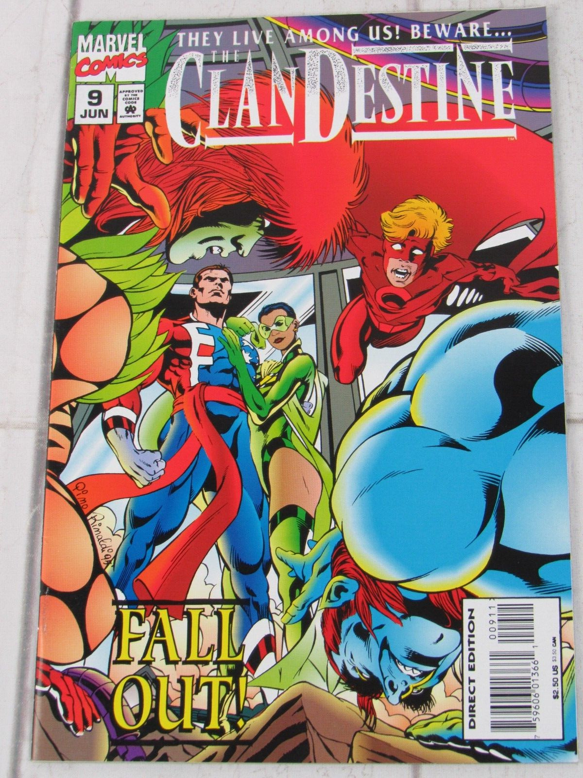 ClanDestine #9 June 1995 Marvel Comics