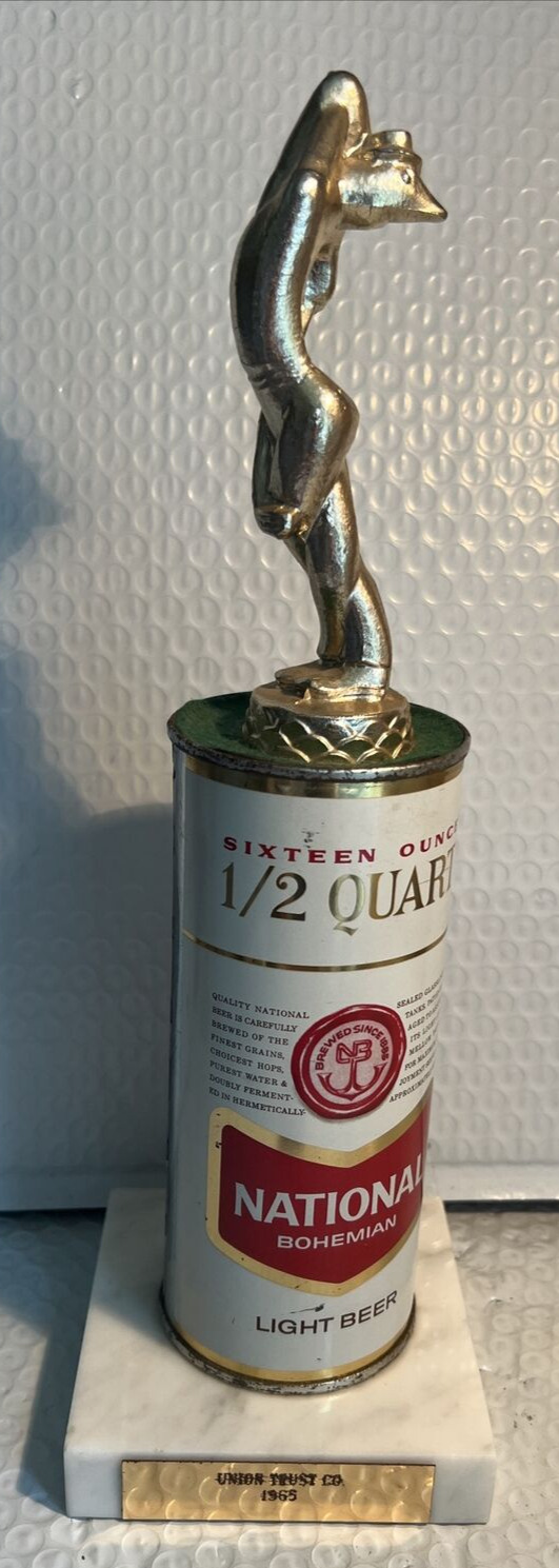National Bohemian Natty Boh VINTAGE Trophy FROM A GOLF TOURNAMENT IN 1965