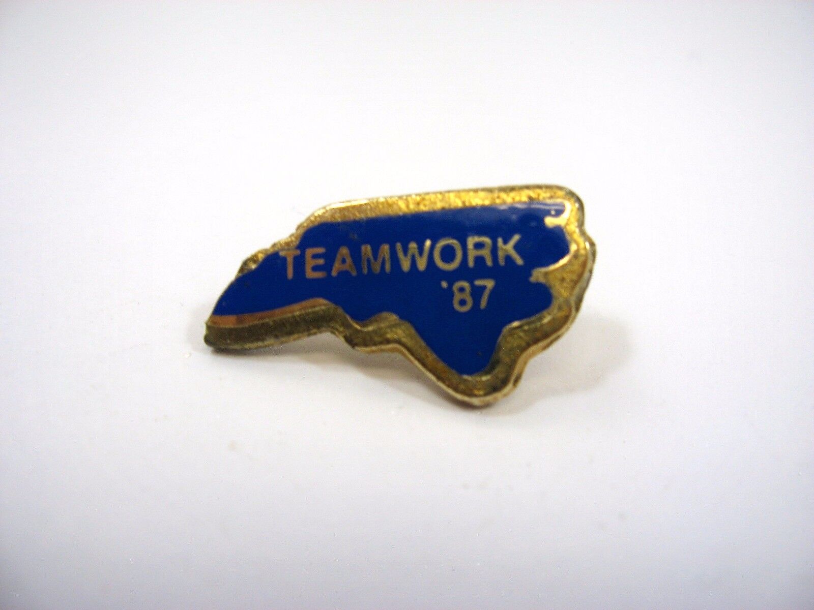 Vintage Collectible Pin: Teamwork \'87 North Carolina 1987