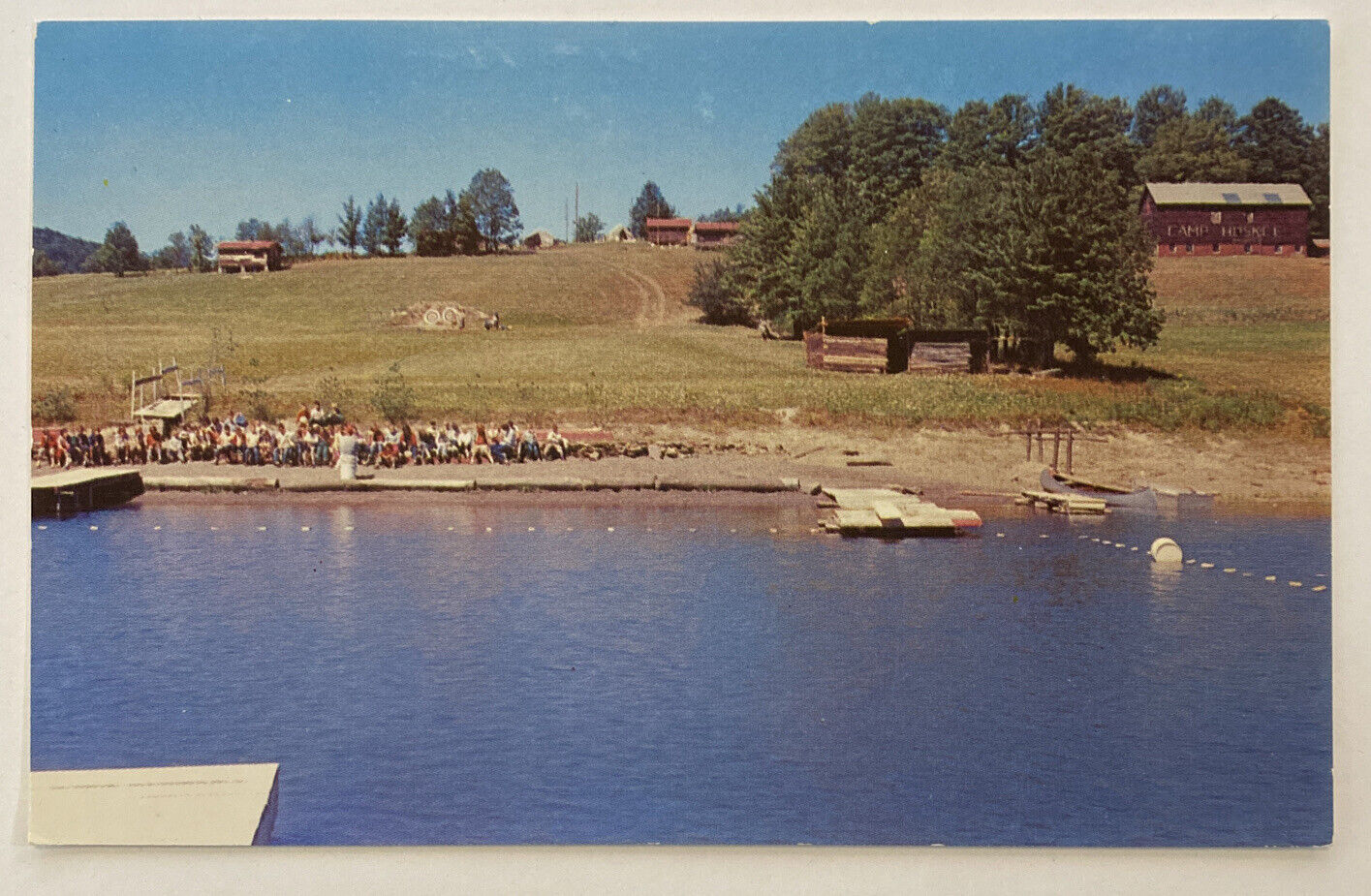 Vintage Postcard, Camp Huskee, Binghamton, New York
