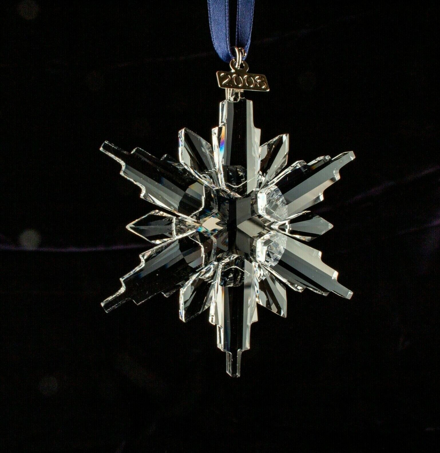 SWAROVSKI 2006 New Art No. 13463200 COA Crystal Snow Flake Holiday Ornament