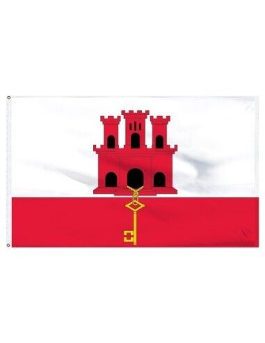 Gibraltar 2\' x 3\' Indoor Polyester Flag