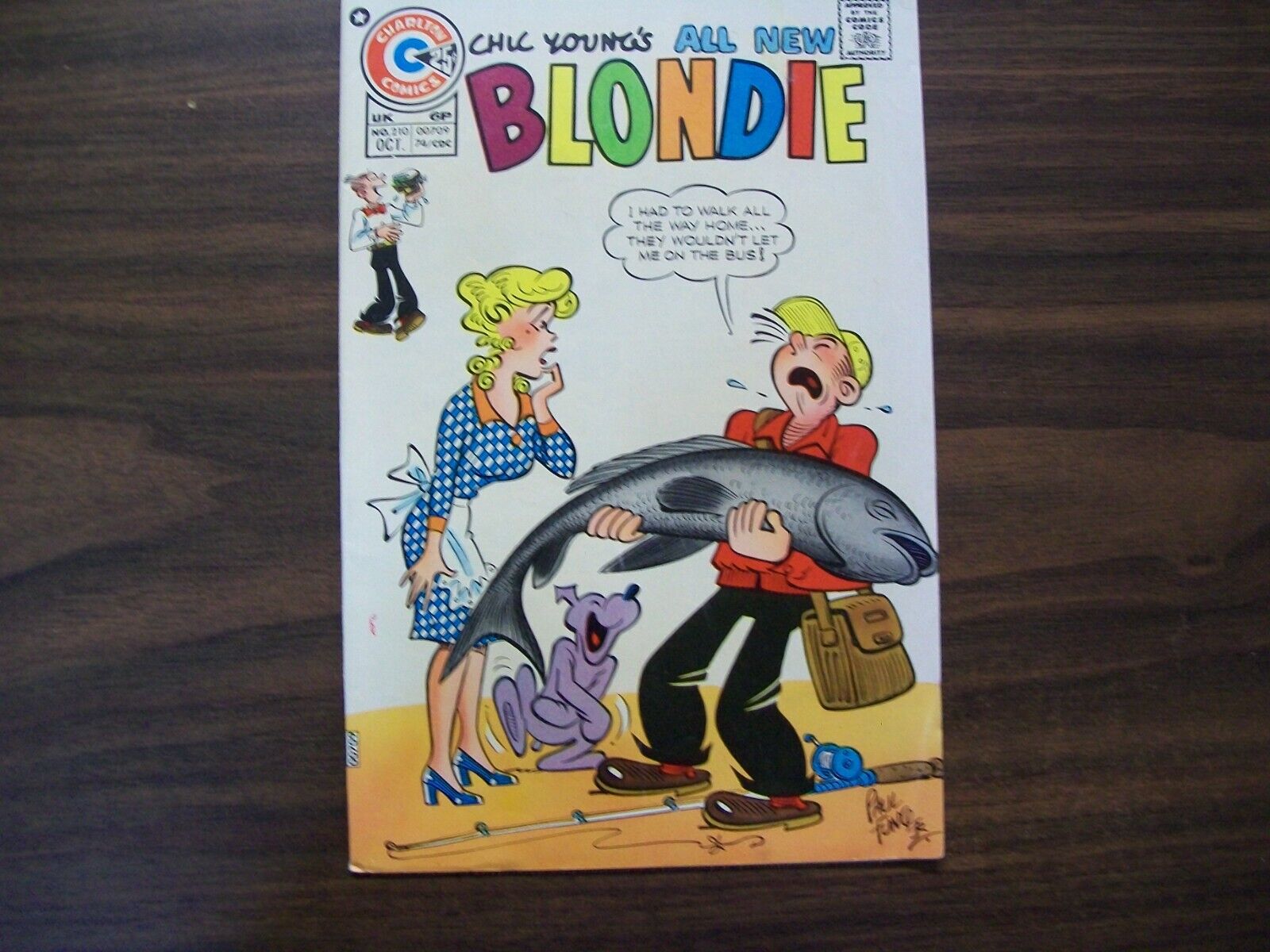 Blondie #210 Charlton Comics (1974) in Fine Condition