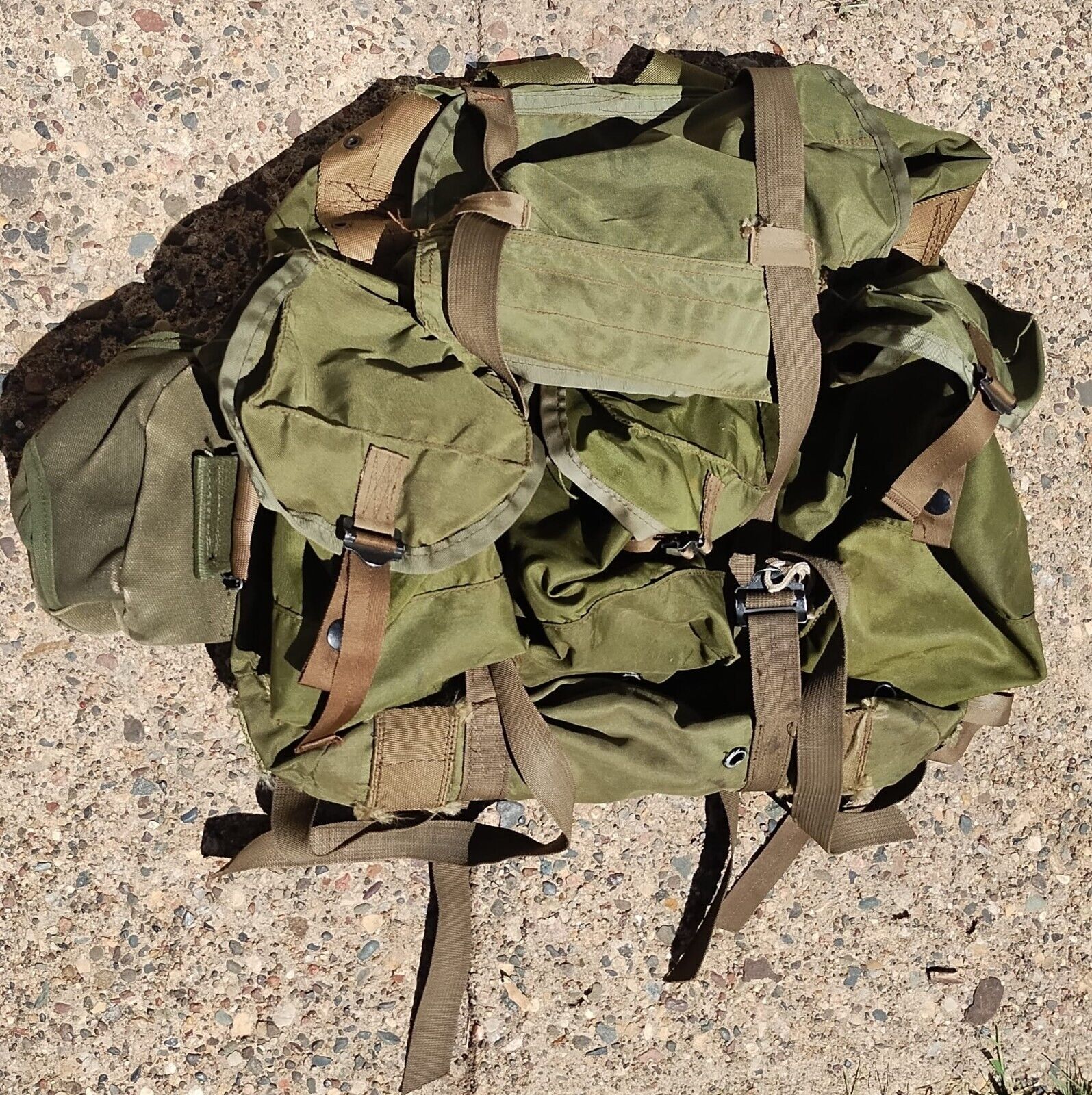 Vietnam War Army Tropical Jungle Rucksack, From 199th Inf Bde Company Commander