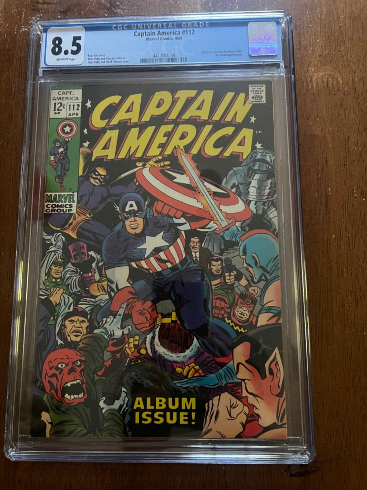 Captain America 112 CGC 8.5 OW