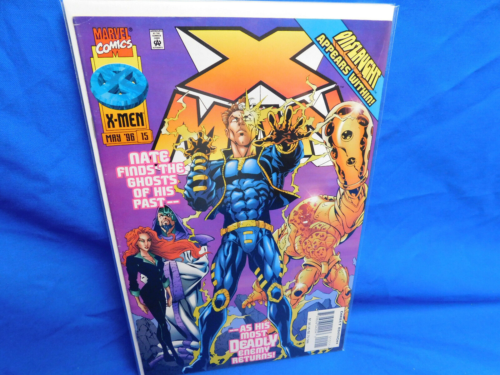 X-Man #15 1st Cameo Onslaught May 1996 Marvel Comics FN/VF