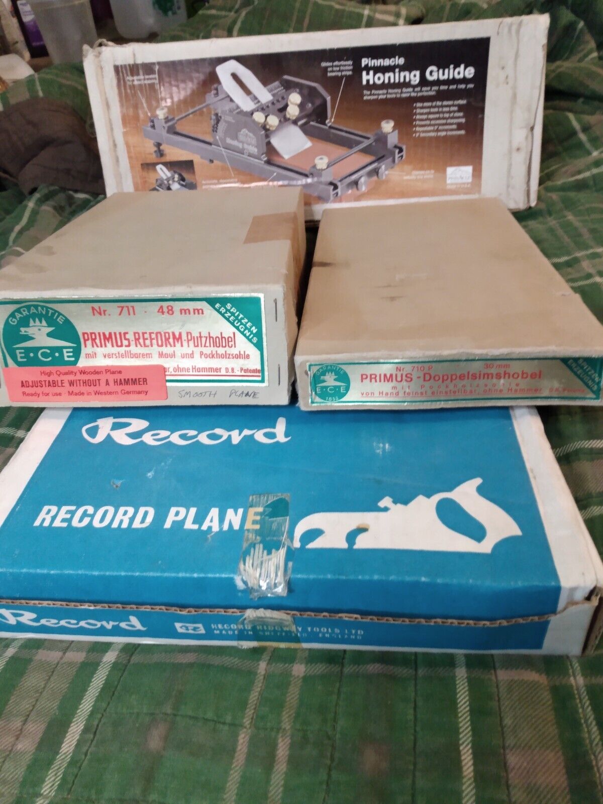 vintage woodworking plane tool lot. ECE, Record, pinnacle.