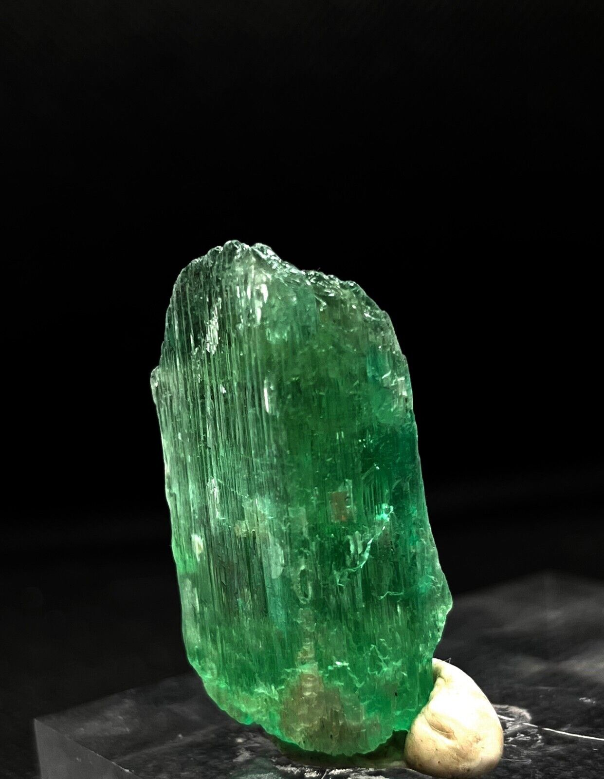 100 carats of Lush Green Kunzite crystal from Kunar, Afghanistan