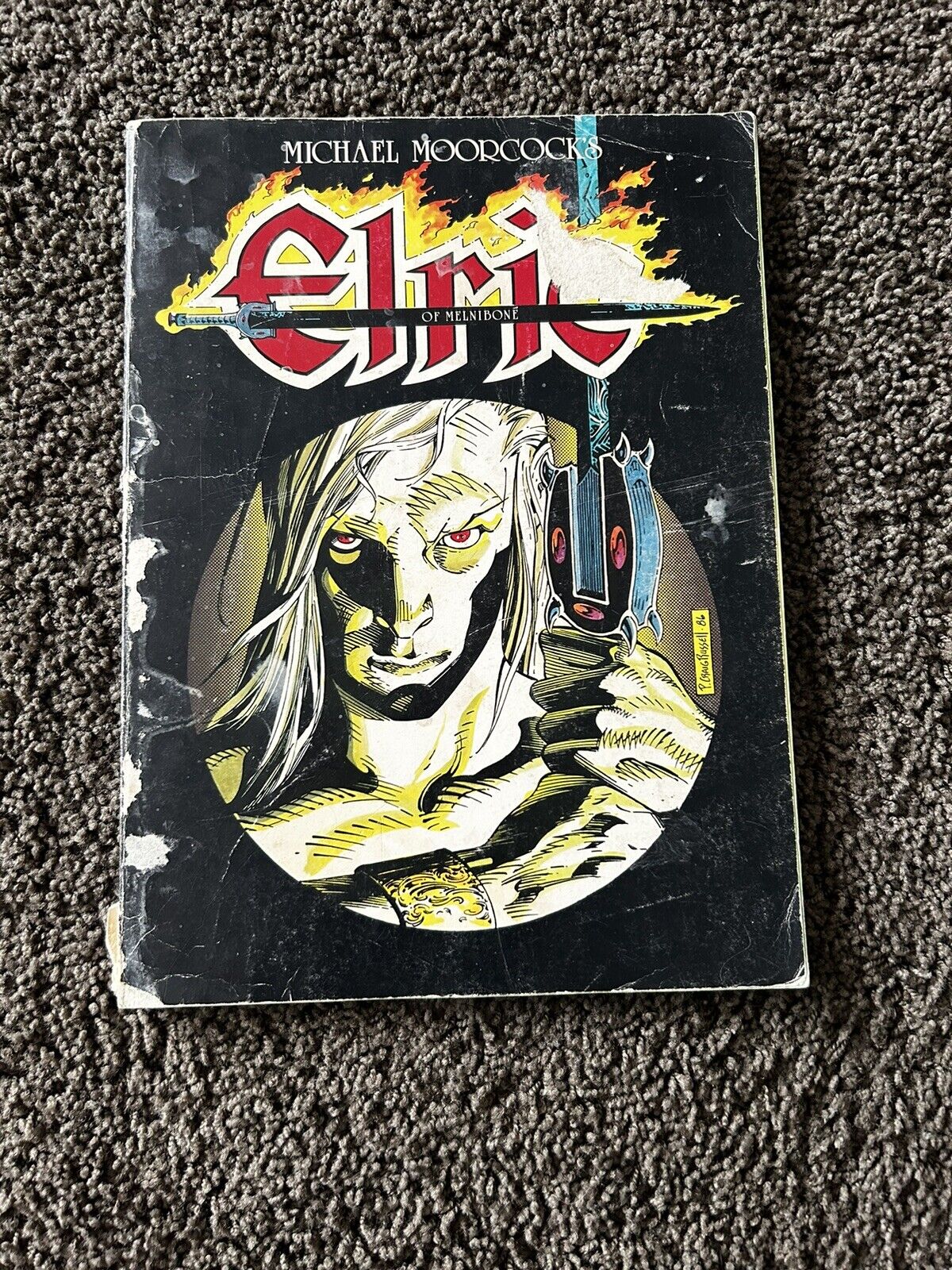 Michael Moorcock\'s ELRIC OF MELNIBONE 1st Graphic Novel TPB 1986 First Printing
