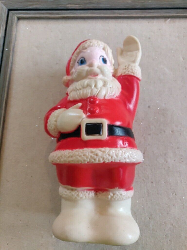 Vintage 1960’s Santa Clause Squeaky Toy. Santa 9” Height