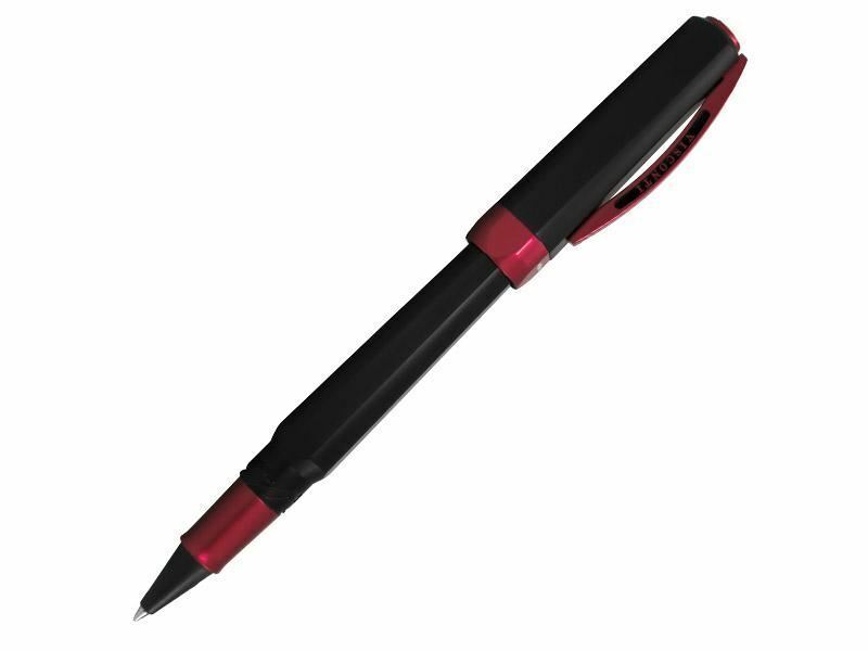 Visconti Opera Metal Monza Black/Red Roller Ball Pen (#738RL01)