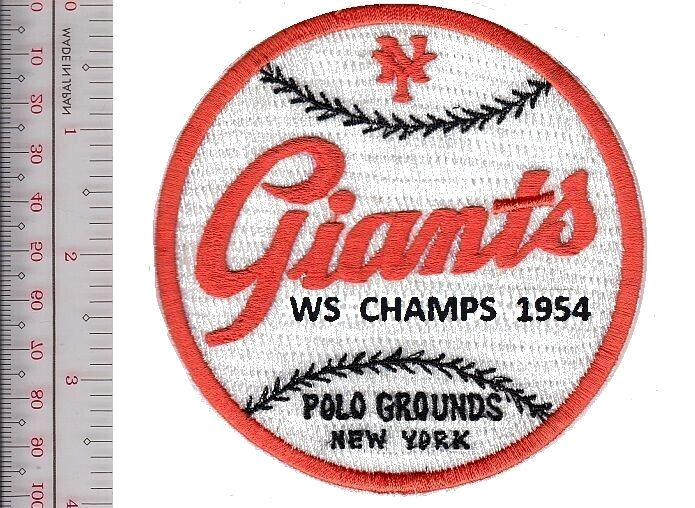Baseball New York Giants Champs 1954 Manhattan Polo Grounds New York City Patch