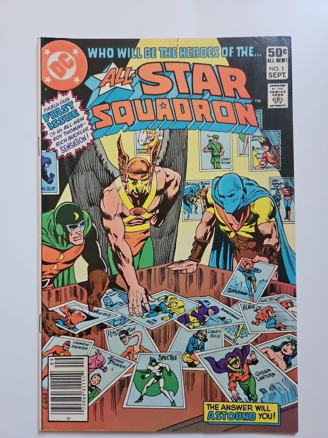 All-Star Squadron #1 Newsstand Variant 1981 DC Comics VINTAGE