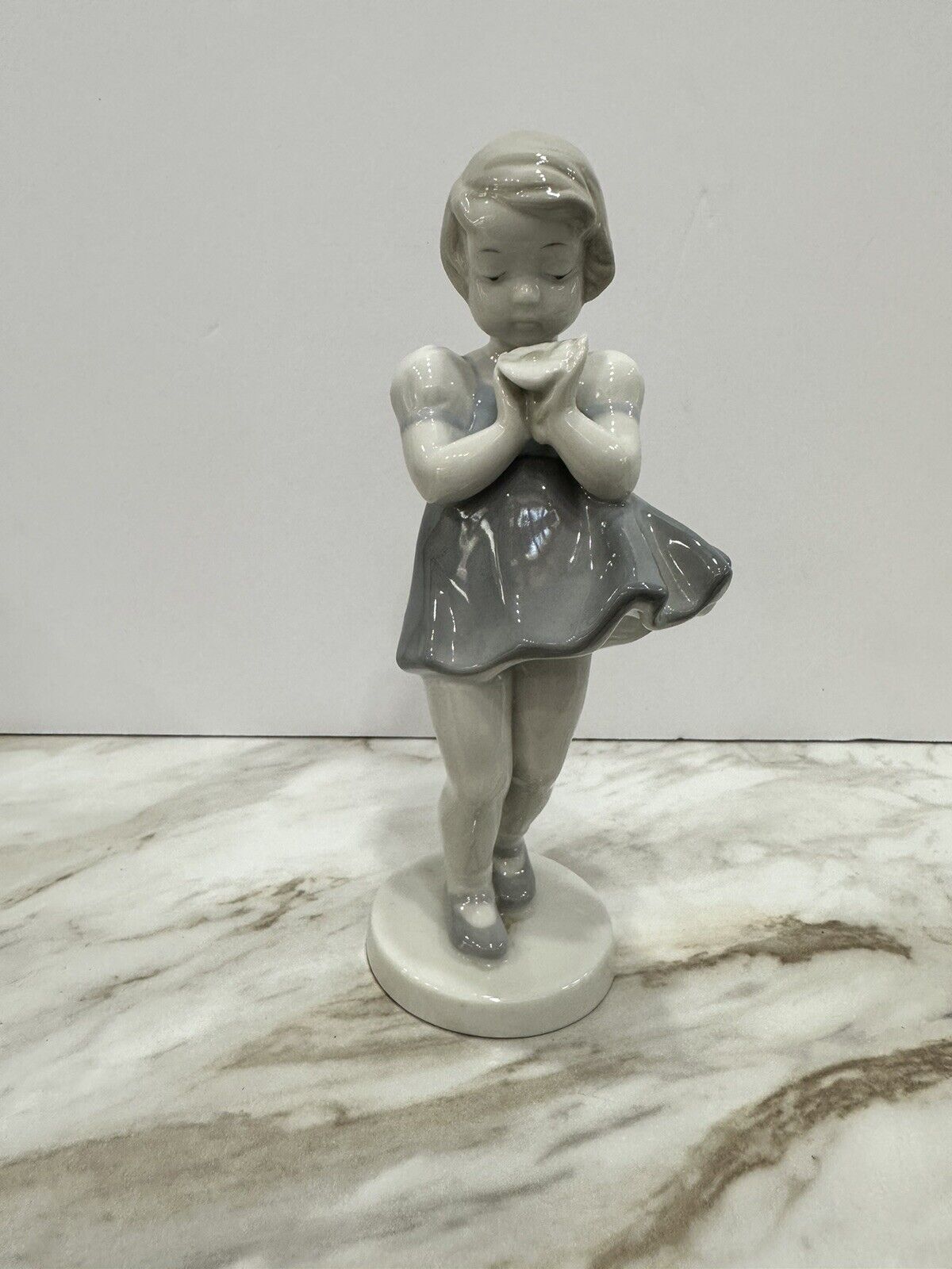Antique Metzler & Orloff  Porcelain Girl Figurine East Germany