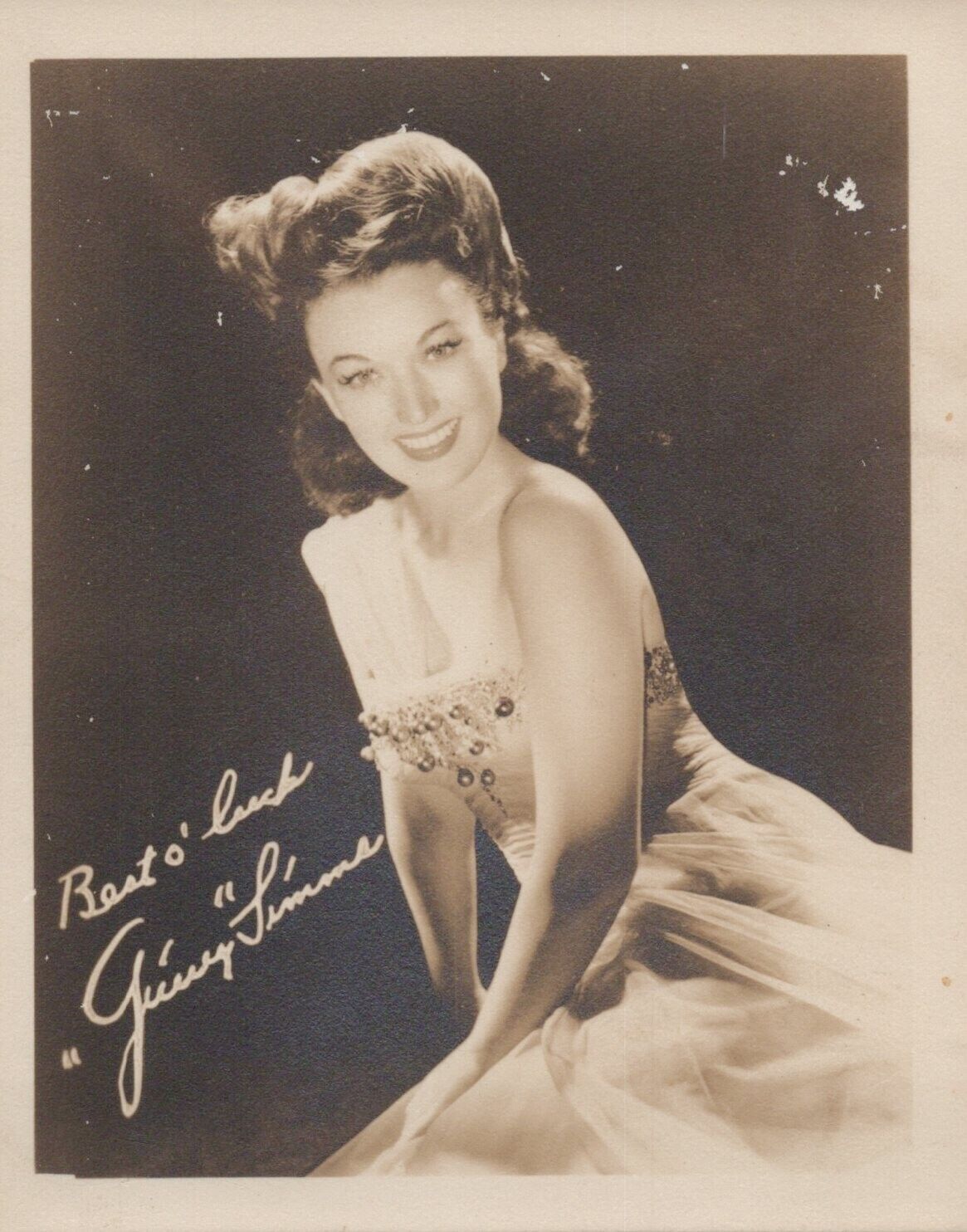 Ginny Simms (1930s) ❤ Original Vintage Stylish Glamorous Iconic Photo K 360