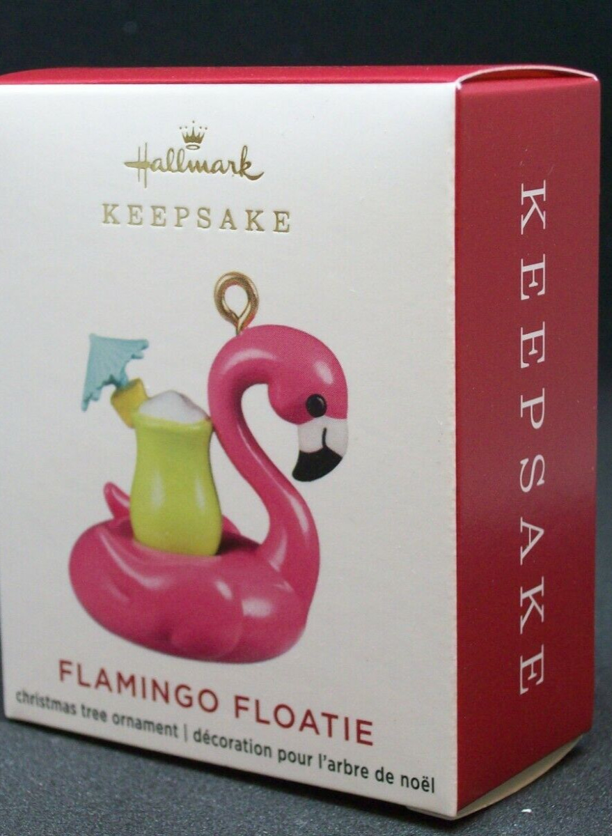Hallmark 2020 Flamingo Floatie - Miniature - NIB