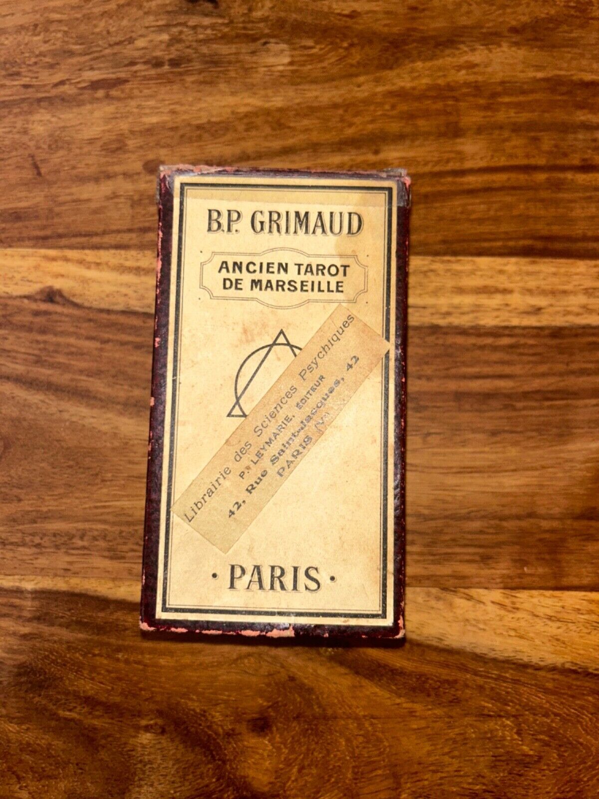 Rare Antique Tarot de Marseille B.P. Grimaud 78 cards original box circa 1930