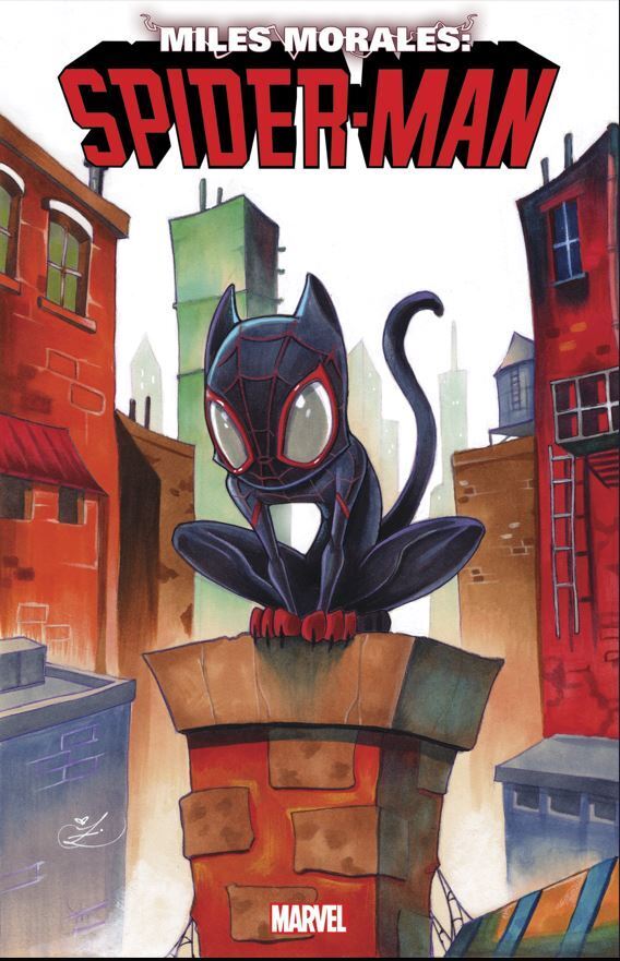 Marvel KEY: MILES MORALES: SPIDER-MAN #1 / Cover Art by Zullo - Cat Variant