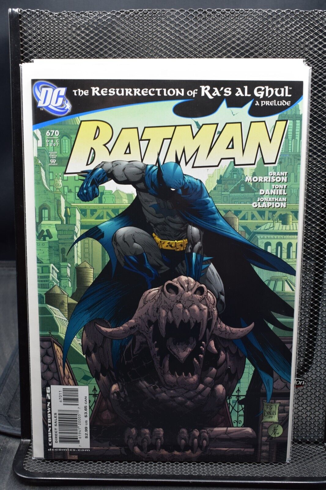 Batman #670 DC 2007 Grant Morrison Tony Daniel Resurrection of Ra\'s Al Ghul 9.6