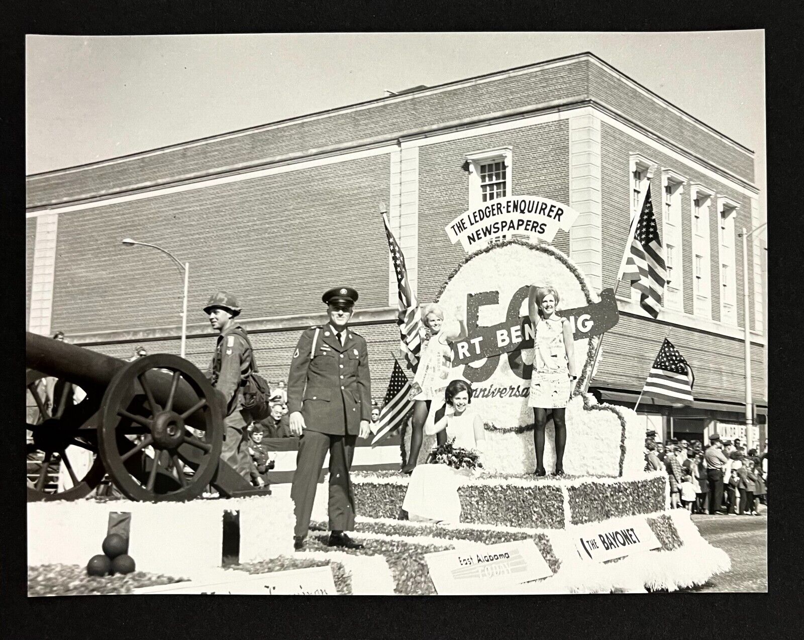 1968 Fort Benning 50th Anniversary Parade Columbus GA Ledger Newspaper VTG Photo